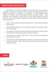 Agro Líder Ltda - Chapecó/SC - Programa Estadual de Controle dos Borrachudos - 2017